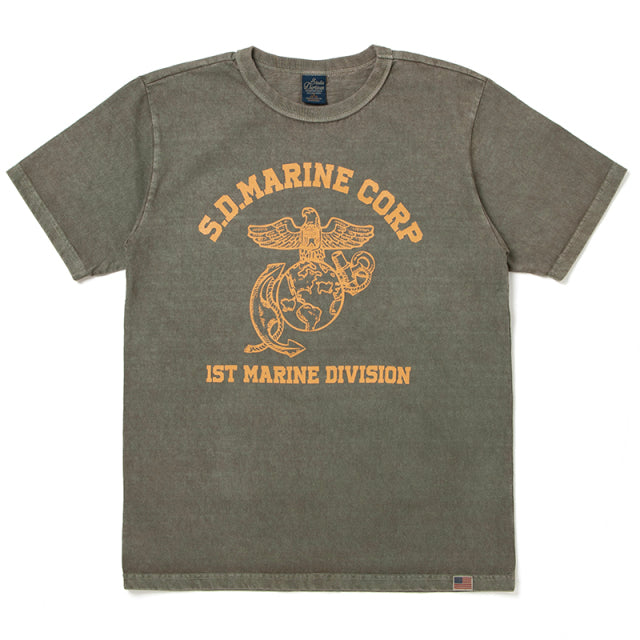 ピグメント加工プリントTシャツ【8139B】