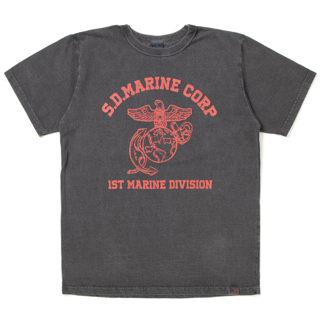 ピグメント加工プリントTシャツ【8139B】