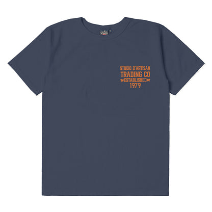 吊り編みプリントTシャツ【8141A】