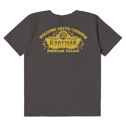 吊り編みプリントTシャツ【8141B】