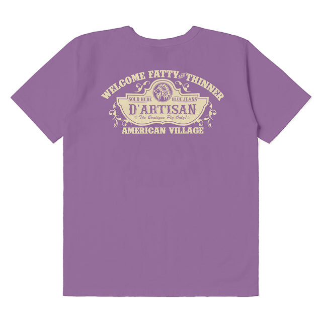 吊り編みプリントTシャツ【8141B】