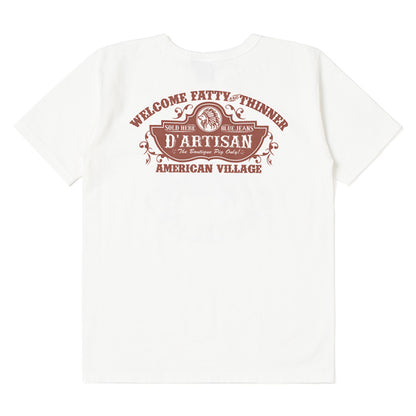 吊り編みプリントTシャツ【8141B】