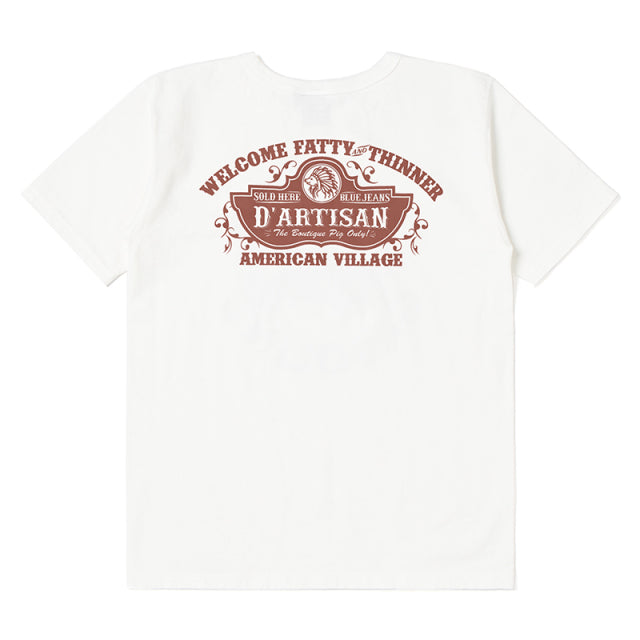 吊り編みプリントTシャツ【8141B】