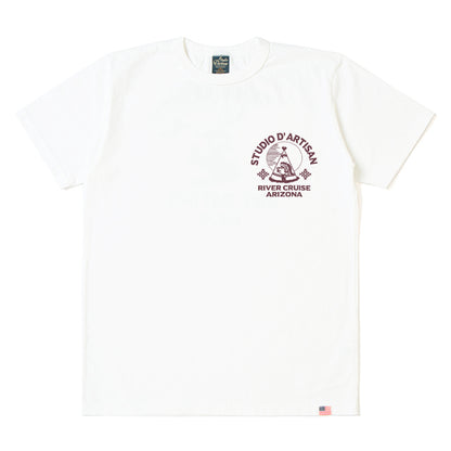 USAコットンプリントTシャツ【8142B】
