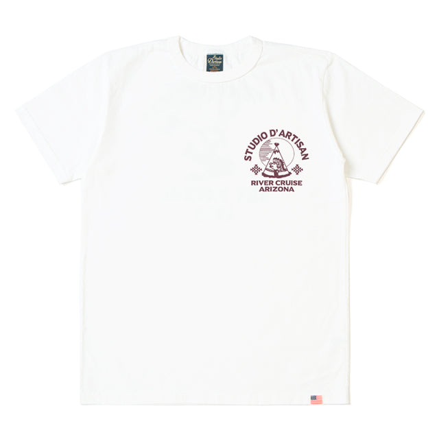 USAコットンプリントTシャツ【8142B】