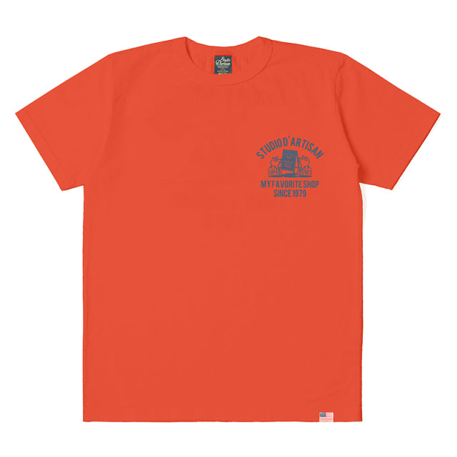 USAコットンプリントTシャツ【8143A】