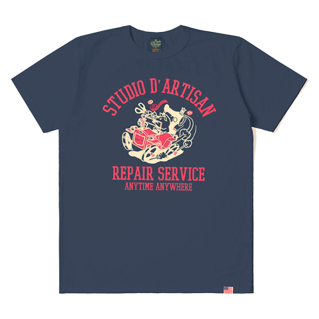 USAコットンプリントTシャツ【8143B】