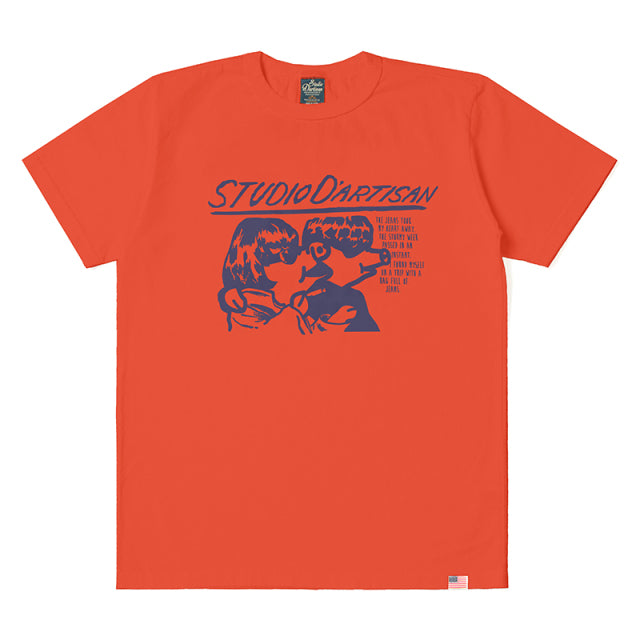 USAコットンプリントTシャツ【8144A】