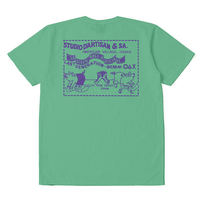 USAコットン定番プリントTシャツ【8145】