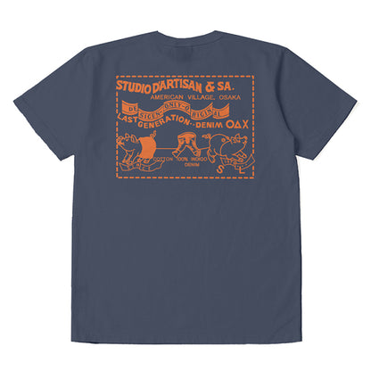 USAコットン定番プリントTシャツ【8145】