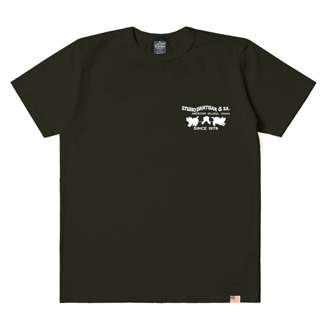 USAコットン定番プリントTシャツ【8145】