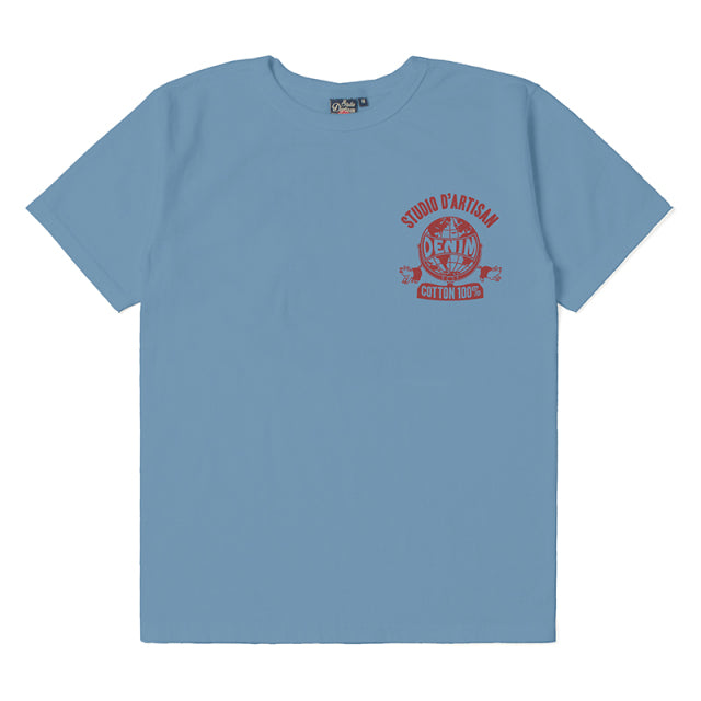 吊り編みプリントTシャツ【8146A】