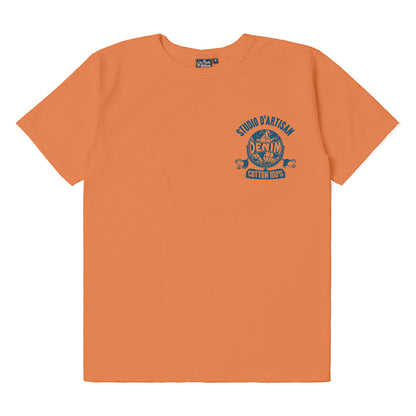 吊り編みプリントTシャツ【8146A】