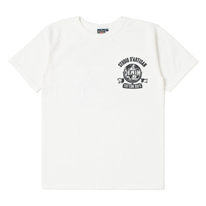 吊り編みプリントTシャツ【8146A】