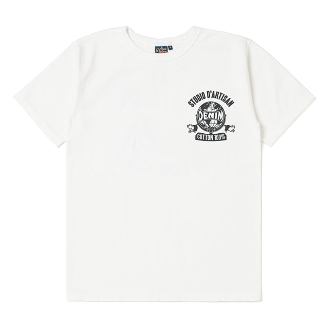 吊り編みプリントTシャツ【8146A】