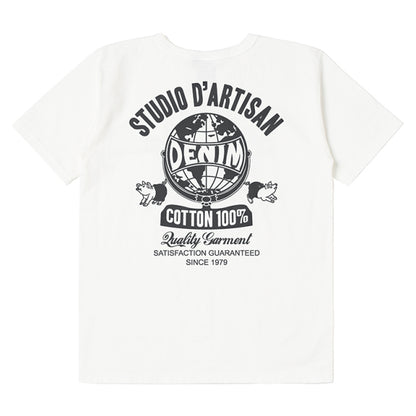 吊り編みプリントTシャツ【8146A】