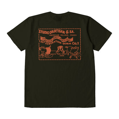 USAコットン定番プリントTシャツ【8153】