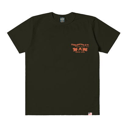 USAコットン定番プリントTシャツ【8153】