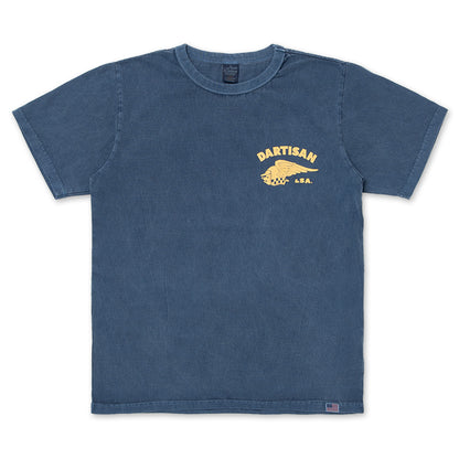 USAコットンピグメントダイTシャツ【8163B】