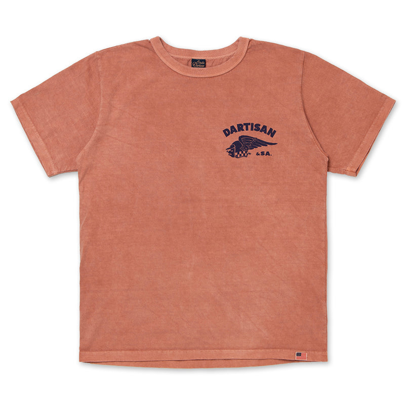 USAコットンピグメントダイTシャツ【8163B】