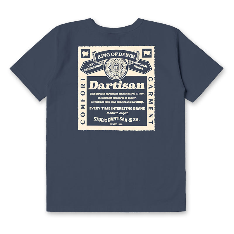 吊り編みプリントTシャツ【8164A】