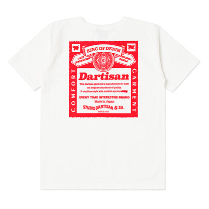 吊り編みプリントTシャツ【8164A】