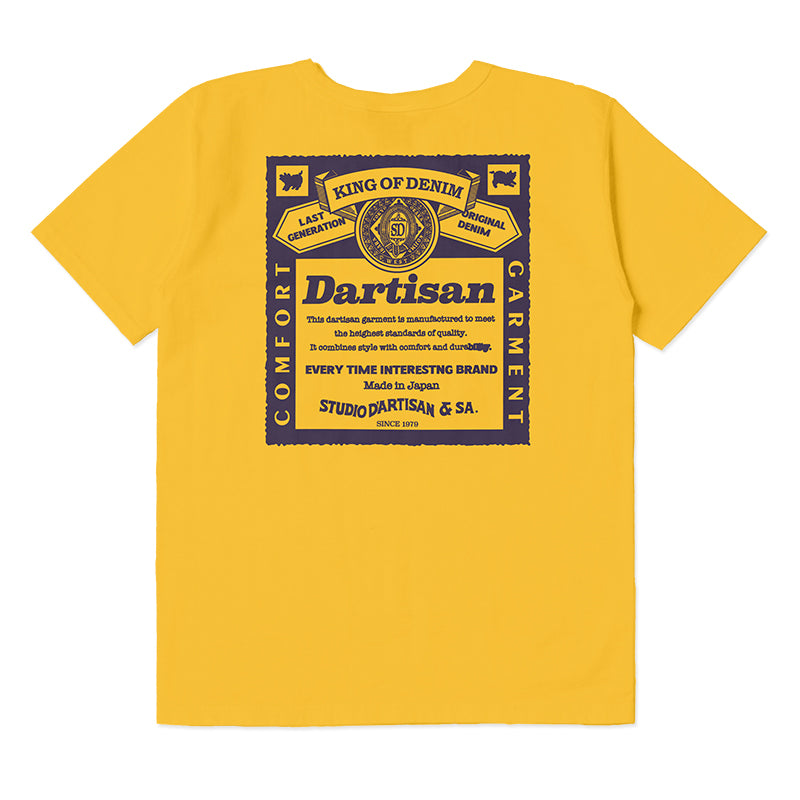 吊り編みプリントTシャツ【8164A】