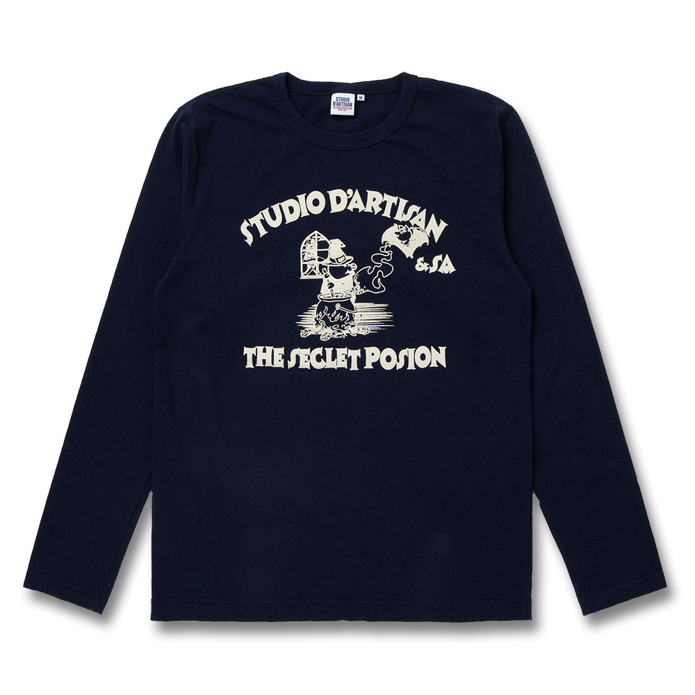 プリント長袖Ｔシャツ【8195B】