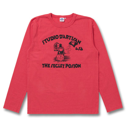 プリント長袖Ｔシャツ【8195B】