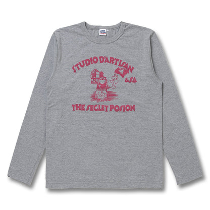 プリント長袖Ｔシャツ【8195B】