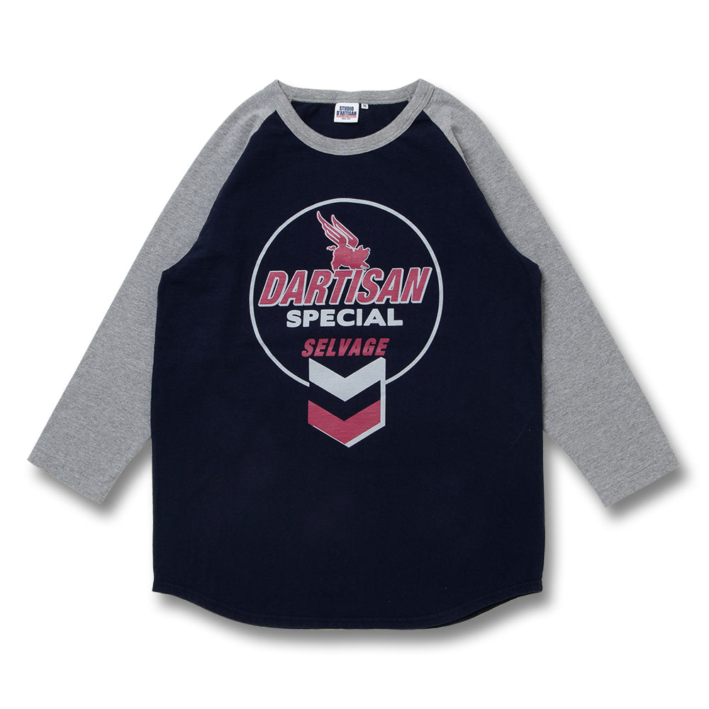 ラグラン7分袖Ｔシャツ【8196A】