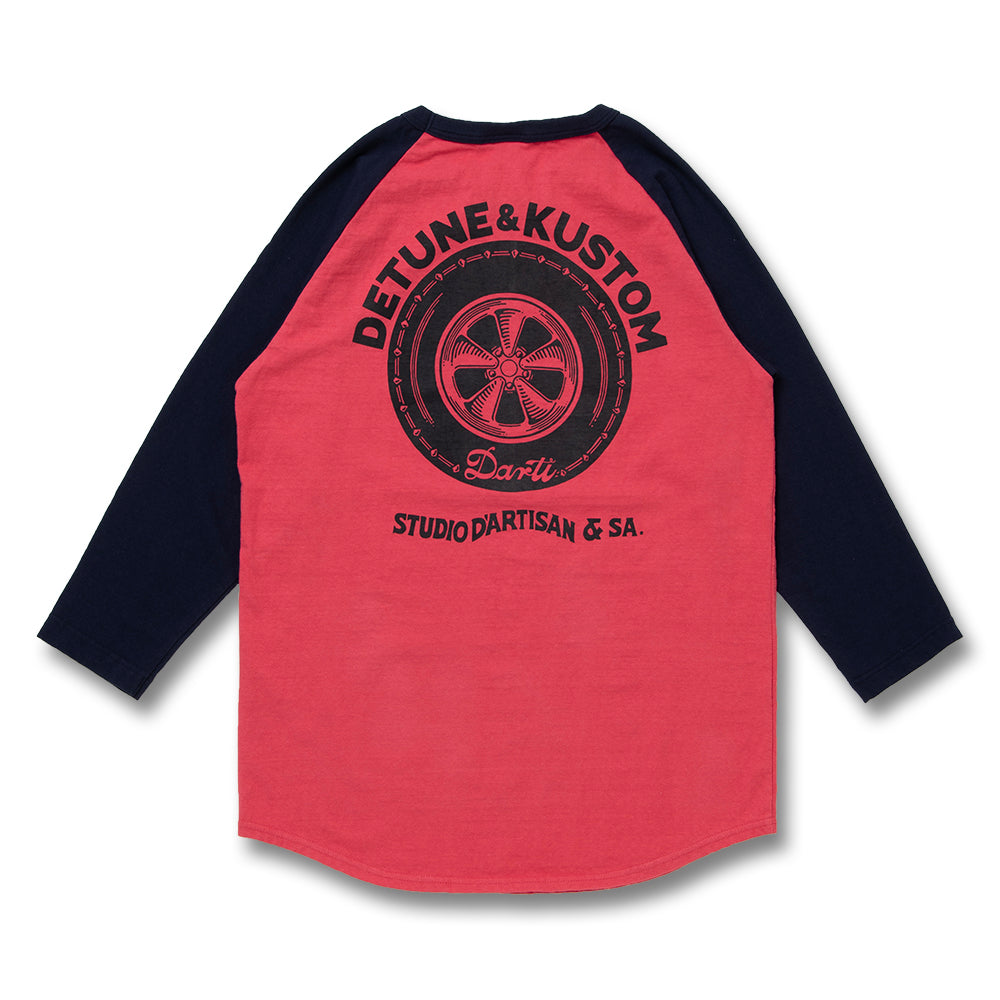 ラグラン7分袖Ｔシャツ【8196B】