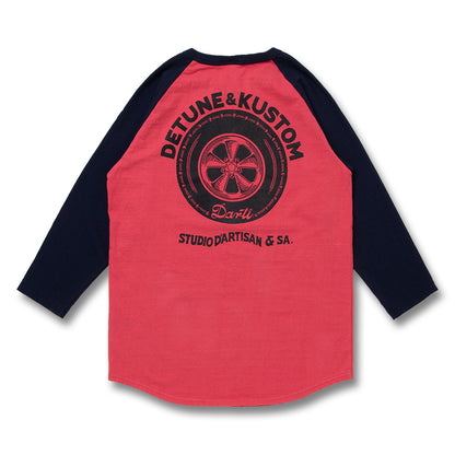 ラグラン7分袖Ｔシャツ【8196B】