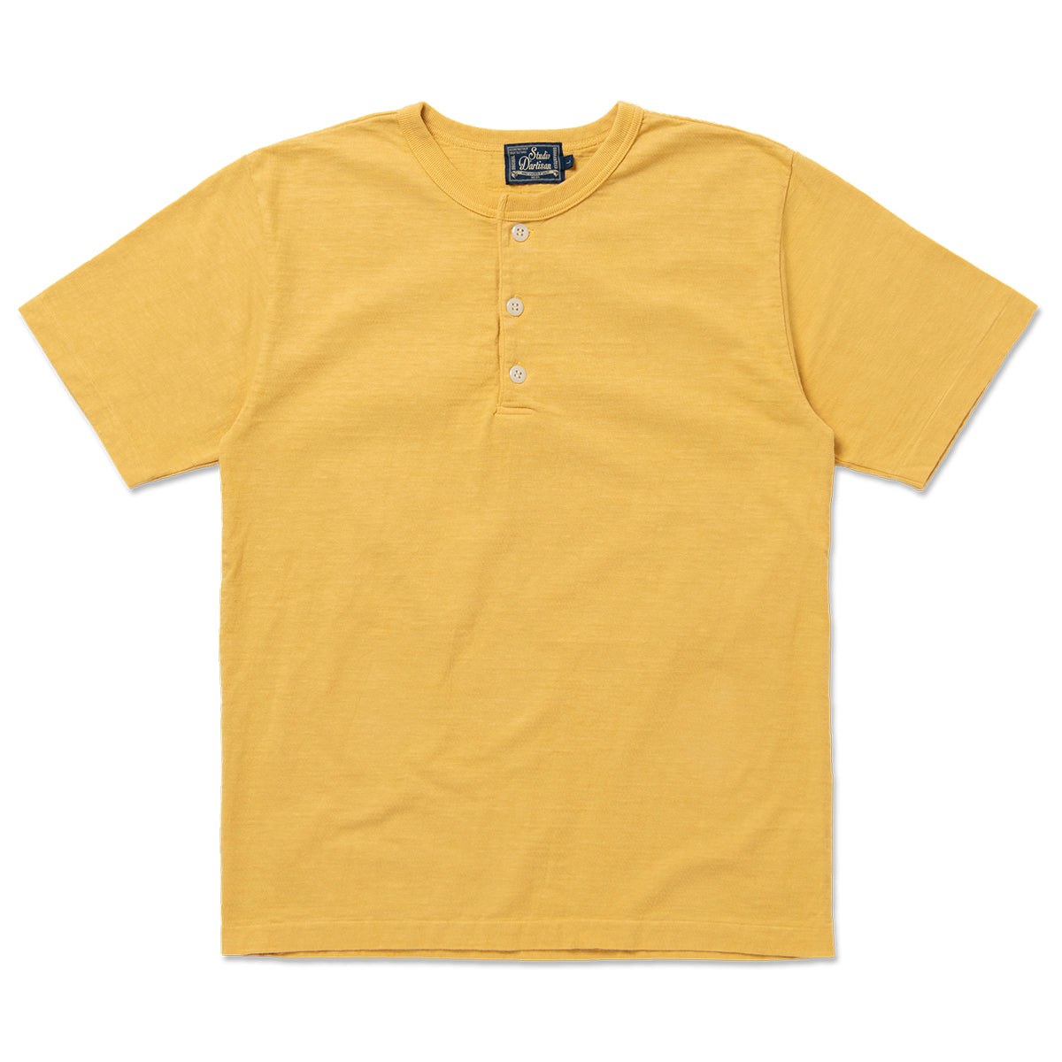 石川台小寸編み天竺ヘンリーネックTシャツ【8205】