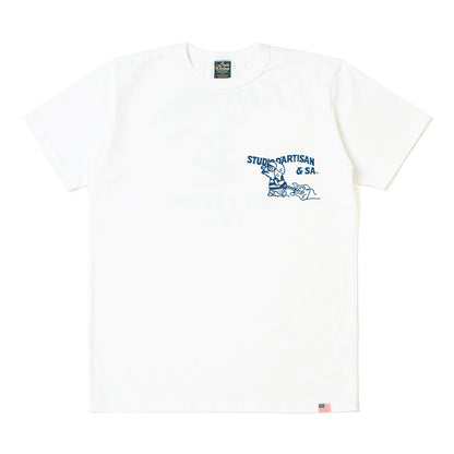 USAコットンプリントTシャツ【8212B】