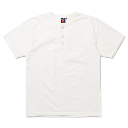 吊り編みヘンリーネックパックTシャツ【8213】