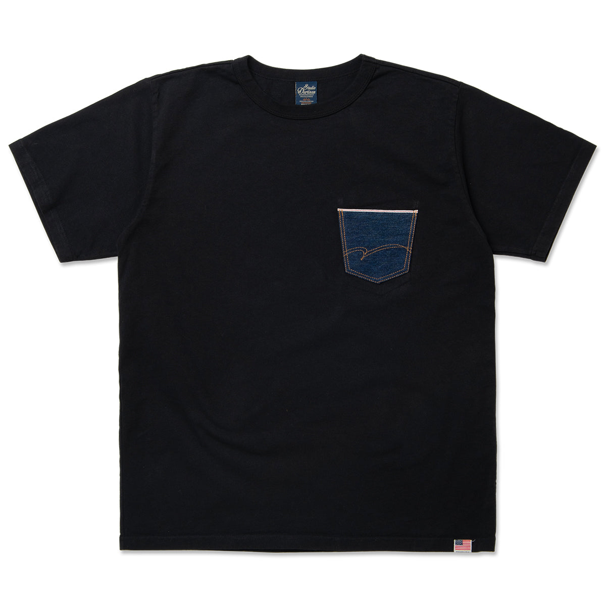 デニムポケットプリントTシャツ【8214A】