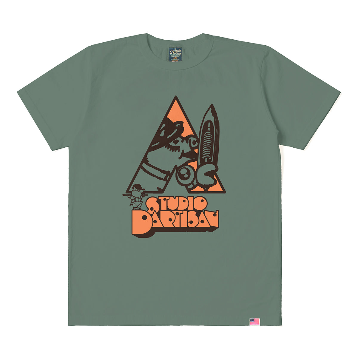 USAコットンプリントTシャツ【8233B】