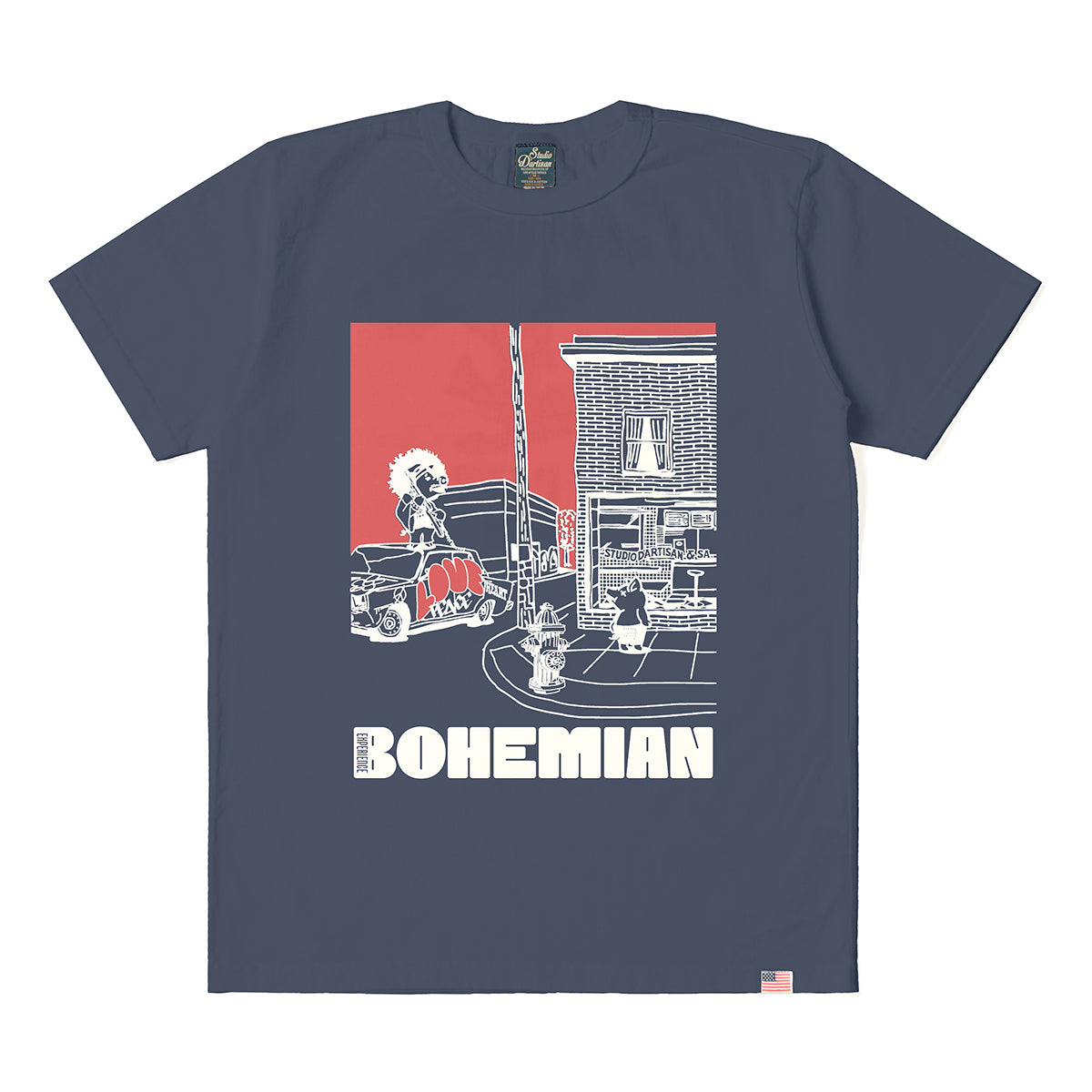 USAコットンプリントTシャツ【8234B】