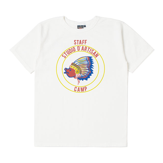 吊り編みプリントTシャツ【8103B】