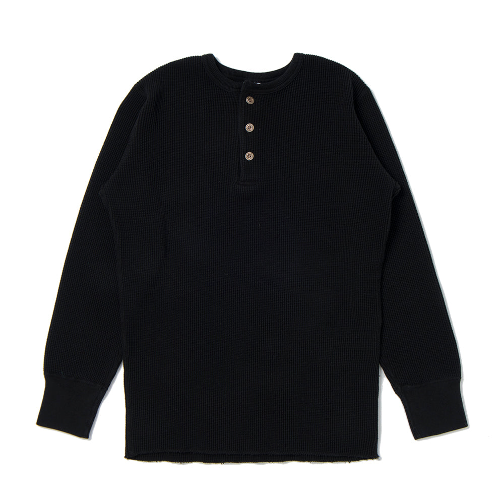 ヘビーサーマルヘンリー長袖Ｔシャツ【9937】