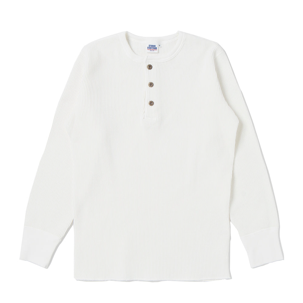 ヘビーサーマルヘンリー長袖Ｔシャツ【9937】