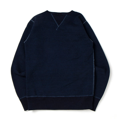 吊り編みインディゴスウェット【9983】