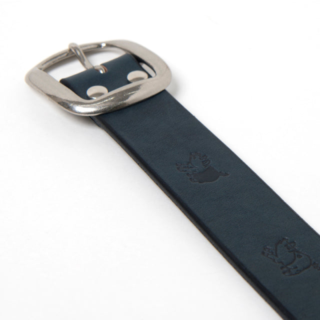 インディゴベンズレザー刻印ベルト【B-82-IND】