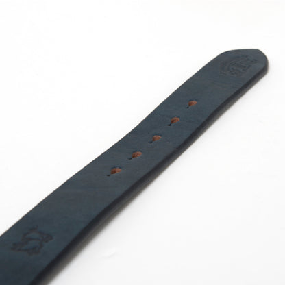 インディゴベンズレザー刻印ベルト【B-82-IND】