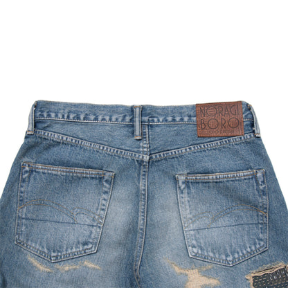 NORAGI BORO ジーンズ【D1832U】