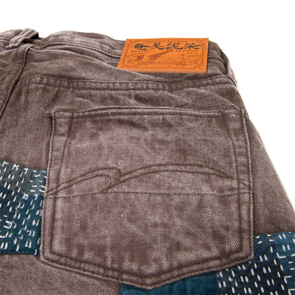 奄美泥染BOROジーンズ【D1861U】