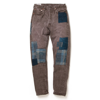 奄美泥染BOROジーンズ【D1861U】