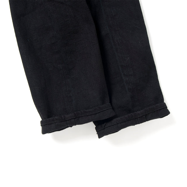 京黒紋付染ジーンズ【D1864】