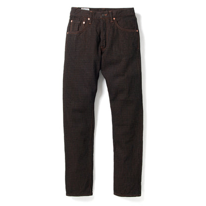 奄美泥染刺し子デニムジーンズ【D1867】